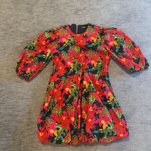 Floral dress - M